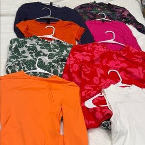 8 tops all in very good condition and never worn ever.